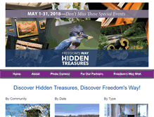Tablet Screenshot of discoverhiddentreasures.org